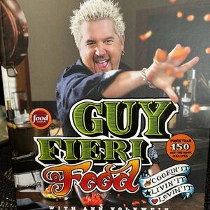 Guy Fieri Food Cookbook Hardback